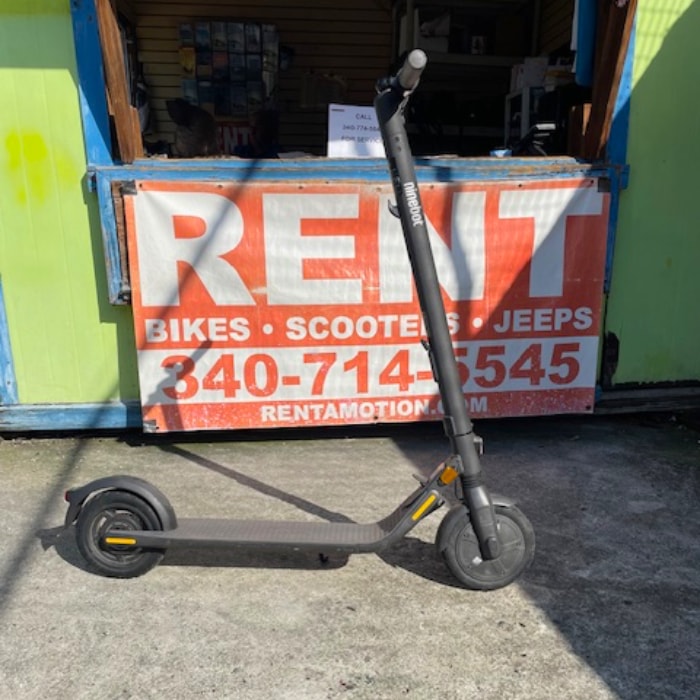 Electric Standup E Scooter rentals in St. Thomas USVI